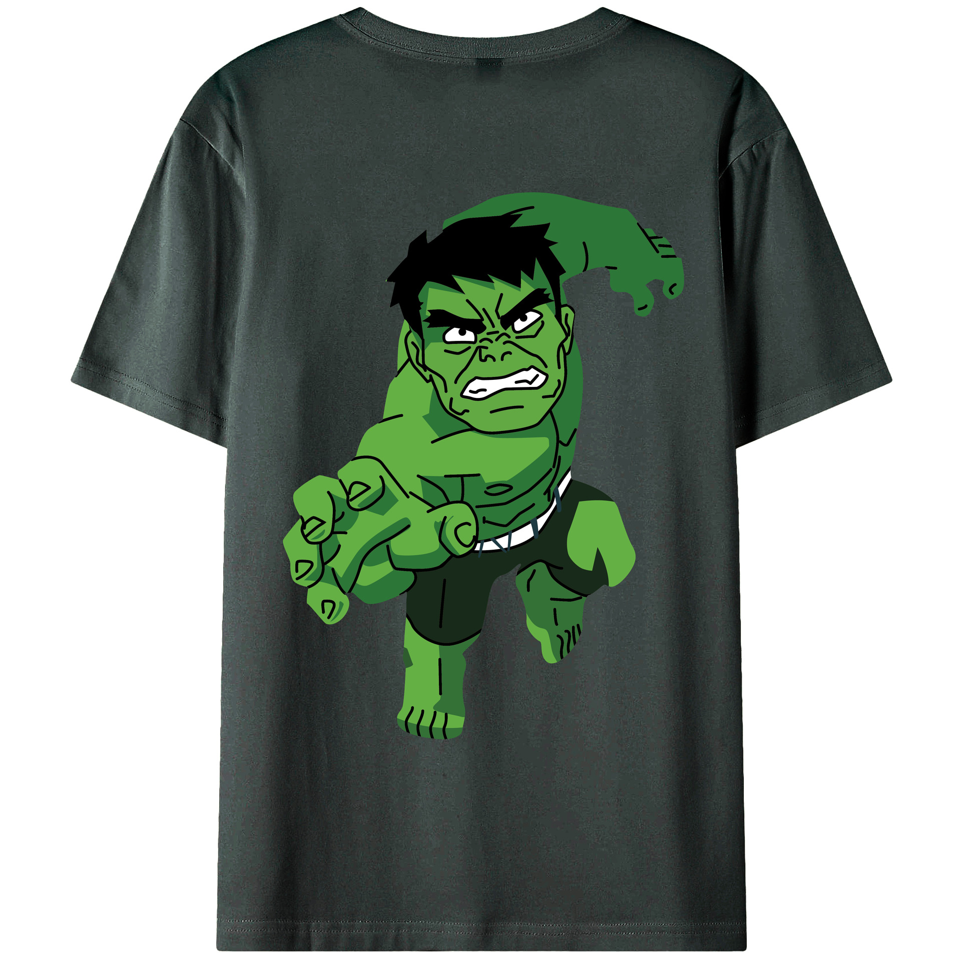 （画像用） アベンジャーズ The Avengers 綿100％ メンズ半袖Tシャツ（バックプリント） 通気性